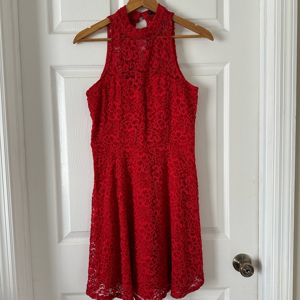 Red Lace Dress
